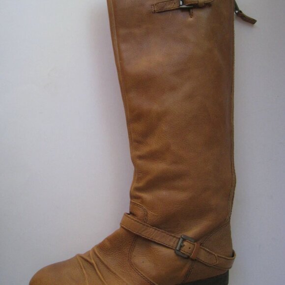 Steve Madden Tan Riding Boots Knee High Women's Size 10 - Picture 10 of 12